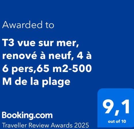 T3 Vue Sur Mer, Renove A Neuf, 4 A 6 Pers,65 M2-500 M De La Plage アルジェレス・シュル・メール エクステリア 写真
